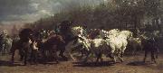 Rosa Bonheur The horse market china oil painting artist